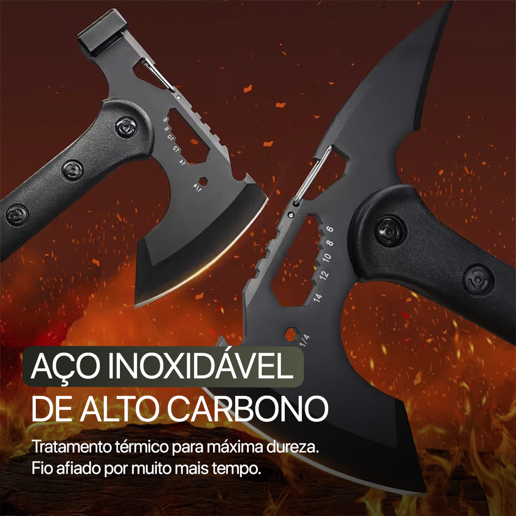 [LEVE 2 PAGUE 1] Machado Bravok 3 em 1 - Magnético, Carbono e 100% Antiderrapante + BRINDE: Canivete